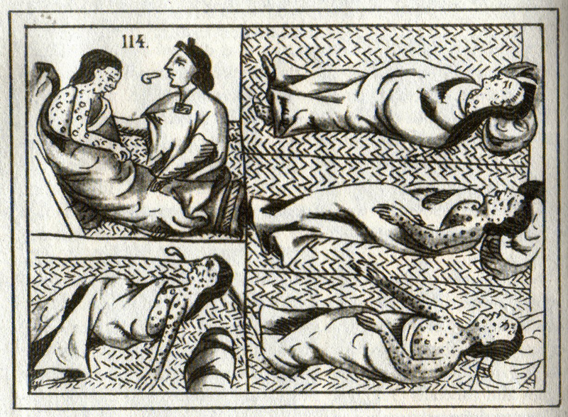 Representación de la epidemia. Wikimedia Commons